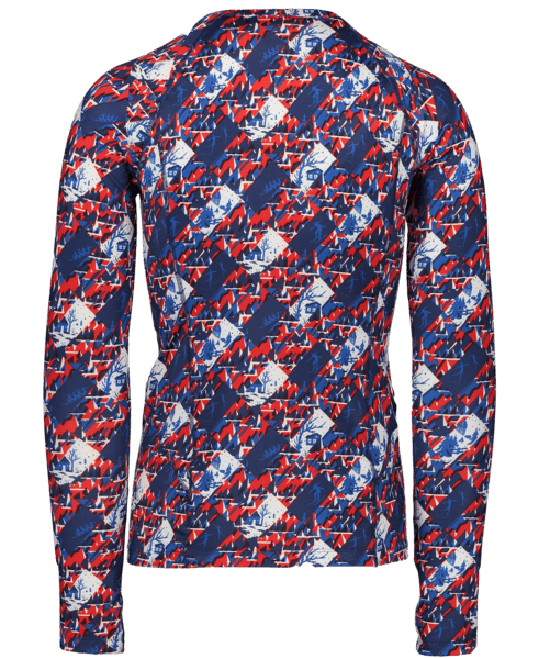 1902920140_S02_MQNBCK The Discover Family is our top selling base layer collection featuring flat seam construction for comfort, a soft brushed interior, and fun one-of-a-kind colors and prints. The Discover Crew is a popular silhouette and perfect as a base layer or to wear on its own.