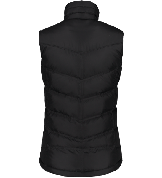 1405216009_S02_MQNBCK The Mila Down Vest will provide extra warmth as a mid-layer on the coldest of days or be a great stand-alone piece for everyday use. Featuring 550 Fill Power Allied Down and Feather responsibility sourced insulation and an ultra-light water-resistant fabric. A versatile piece with a tailored fit which can be worn alone or as an underlayer.