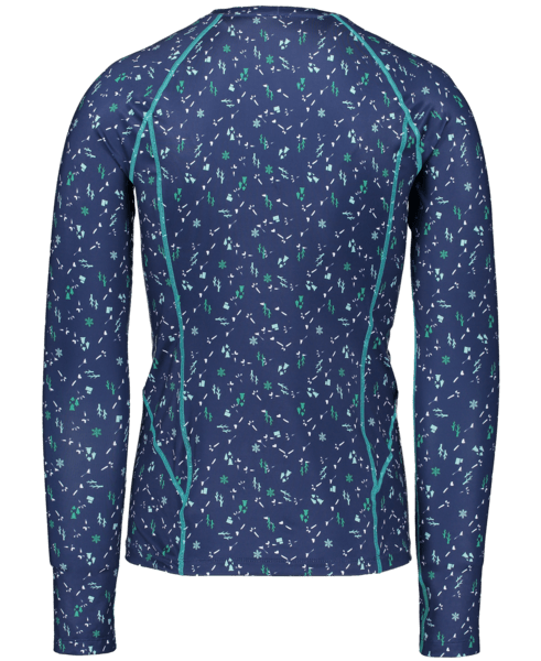 1902920181_S02_MQNBCK The Discover Family is our top selling base layer collection featuring flat seam construction for comfort, a soft brushed interior, and fun one-of-a-kind colors and prints. The Discover Crew is a popular silhouette and perfect as a base layer or to wear on its own.