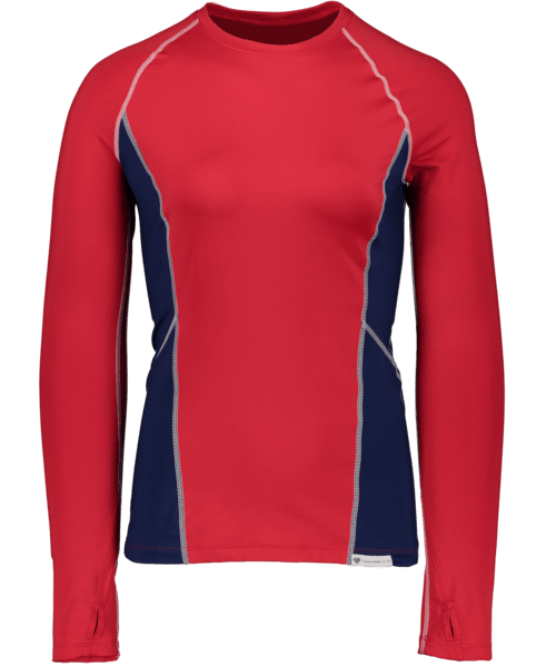 1902920043_S01_MQNFRT The Discover Family is our top selling base layer collection featuring flat seam construction for comfort, a soft brushed interior, and fun one-of-a-kind colors and prints. The Discover Crew is a popular silhouette and perfect as a base layer or to wear on its own.