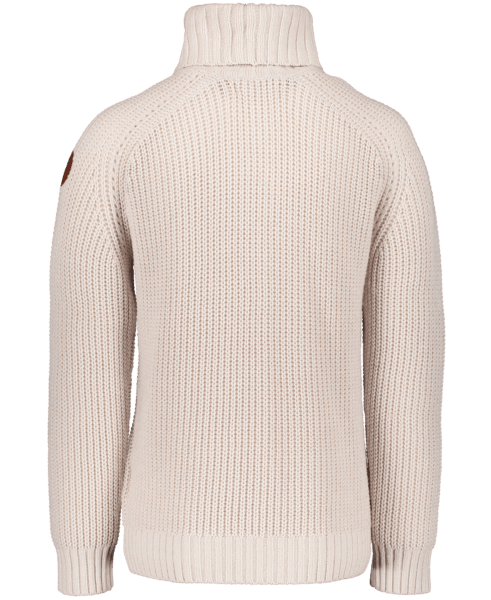 1604620011_S02_MQNBCK Quality and long-lasting knits have been in our DNA since our beginnings; the Remy is a beautiful and versatile merino blend turtleneck with classic cable knit construction. Great for travel, keeping warm by the fire, or for an evening out to your favorite dinner spot.