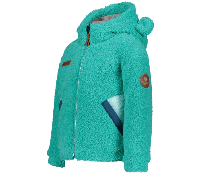 7702620063_S03_MQNSDE The Shay Sherpa has a personality of its own, with a super soft and warm shearling fleece fabrication and a jersey cotton lining for next-to-skin comfort. Ideal for those cool days and heavy enough to take your little one into winter; featuring handwarmer pockets, reflective trims for safety, and super cute decorative ears.