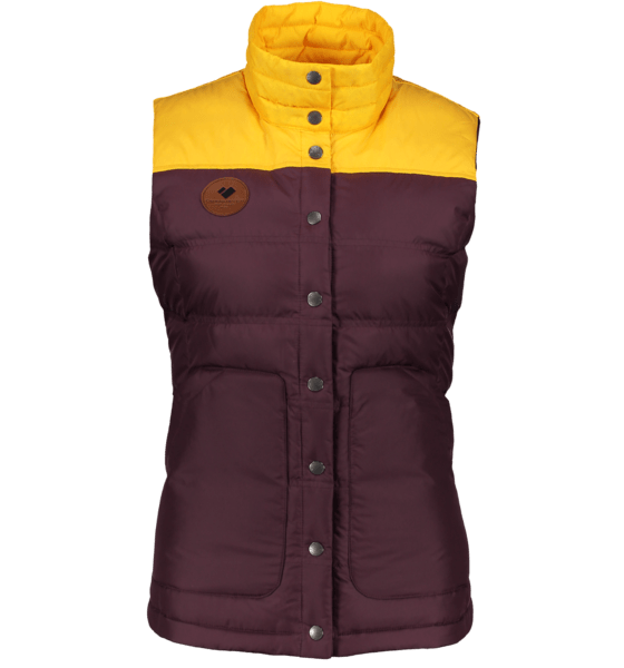 1405220078_S01_MQNFRT The Mila Down Vest will provide extra warmth as a mid-layer on the coldest of days or be a great stand-alone piece for everyday use. Featuring 550 Fill Power Allied Down and Feather responsibility sourced insulation and an ultra-light water-resistant fabric. A versatile piece with a tailored fit which can be worn alone or as an underlayer.
