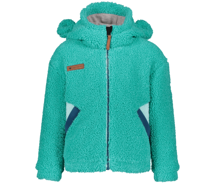 7702620063_S01_MQNFRT The Shay Sherpa has a personality of its own, with a super soft and warm shearling fleece fabrication and a jersey cotton lining for next-to-skin comfort. Ideal for those cool days and heavy enough to take your little one into winter; featuring handwarmer pockets, reflective trims for safety, and super cute decorative ears.