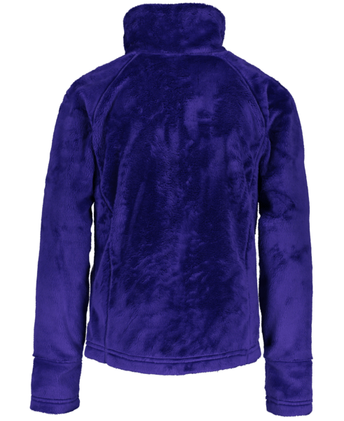 3700019075_S02_MQNBCK The Furry’s active fit accentuates its super styly shape. The mock neck and stitch lines enhance its shapely look. Flat seam construction in dreamy soft double-sided 100% polyester high-pile fleece. Thumbhole cuffs and ¼ zip neck.