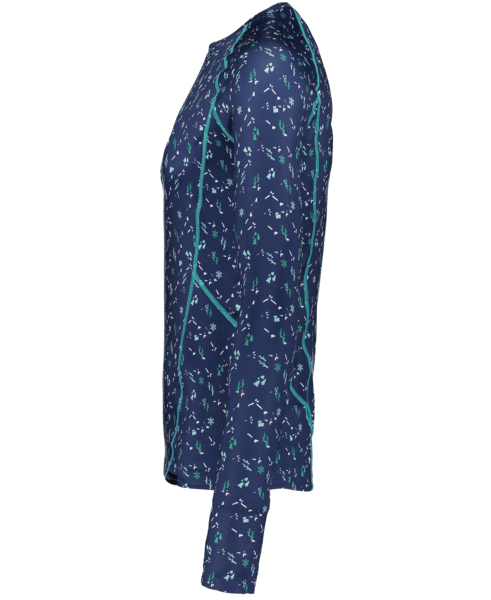 1902920181_S03_MQNSDE The Discover Family is our top selling base layer collection featuring flat seam construction for comfort, a soft brushed interior, and fun one-of-a-kind colors and prints. The Discover Crew is a popular silhouette and perfect as a base layer or to wear on its own.