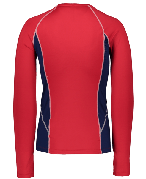 1902920043_S02_MQNBCK The Discover Family is our top selling base layer collection featuring flat seam construction for comfort, a soft brushed interior, and fun one-of-a-kind colors and prints. The Discover Crew is a popular silhouette and perfect as a base layer or to wear on its own.