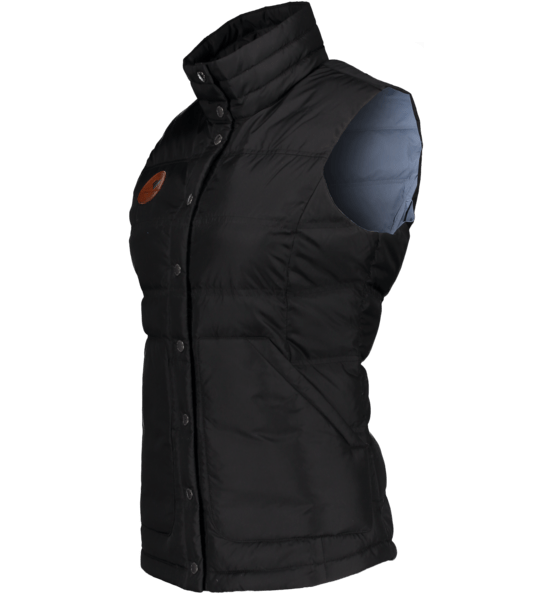 1405216009_S03_MQNSDE The Mila Down Vest will provide extra warmth as a mid-layer on the coldest of days or be a great stand-alone piece for everyday use. Featuring 550 Fill Power Allied Down and Feather responsibility sourced insulation and an ultra-light water-resistant fabric. A versatile piece with a tailored fit which can be worn alone or as an underlayer.